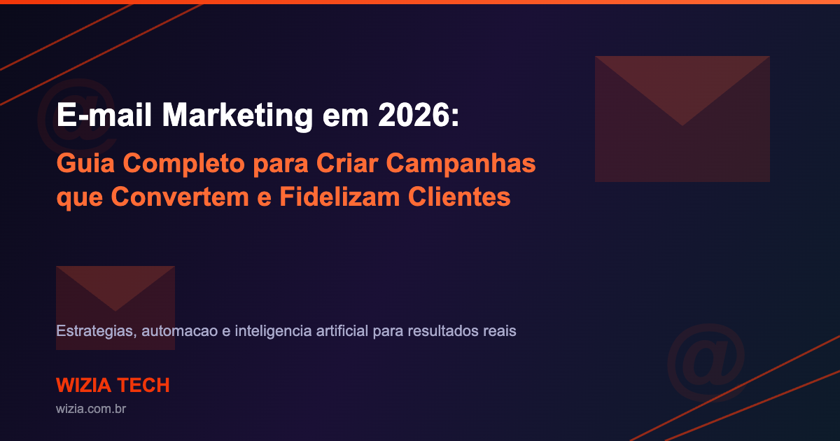 E-mail Marketing em 2026: Guia Completo para Criar Campanhas que Convertem e Fidelizam Clientes