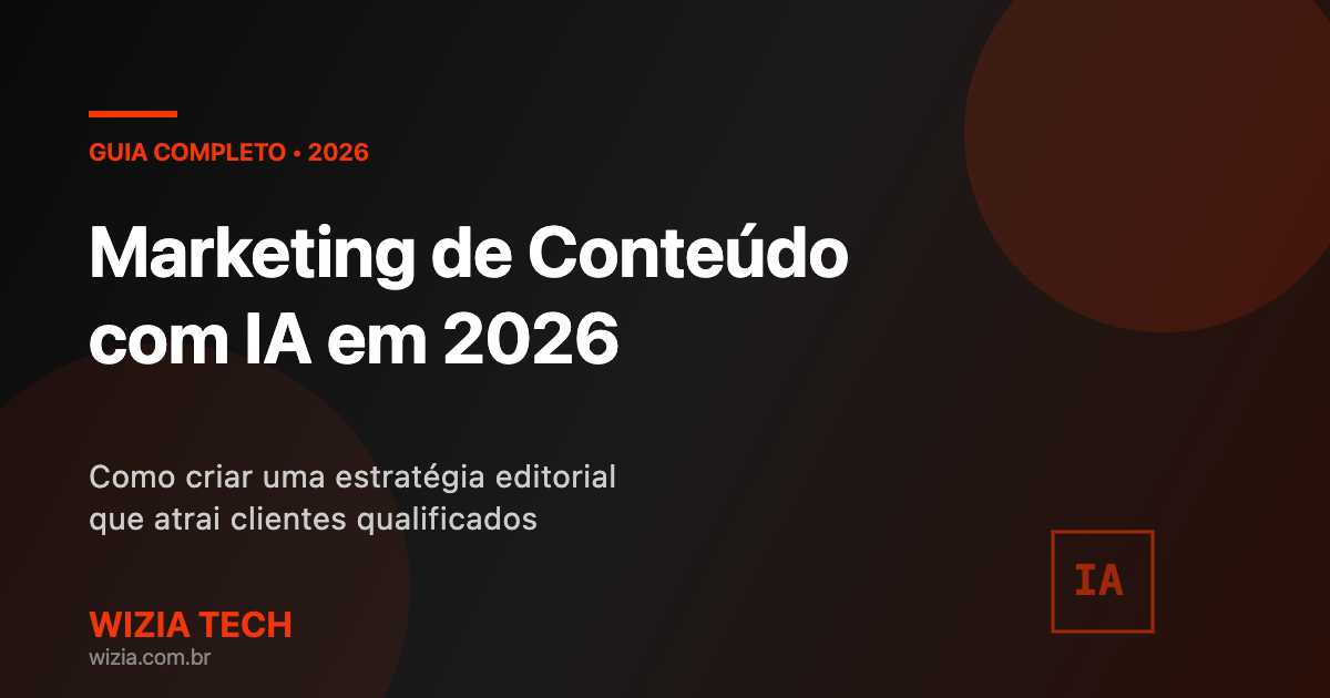 Capa do artigo Marketing de Conteúdo com IA em 2026