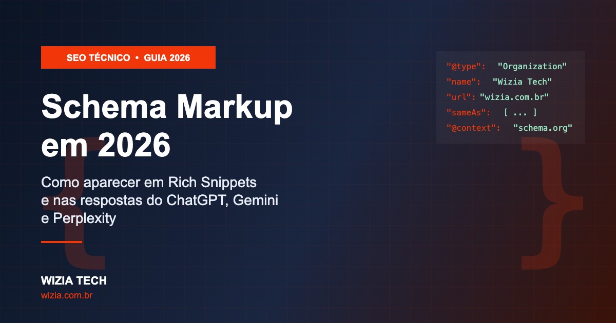 Dados Estruturados Schema Markup em 2026 - Wizia Tech