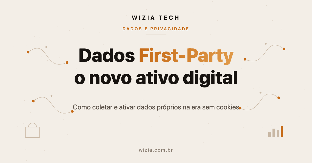 Capa do artigo Dados First-Party da Wizia Tech