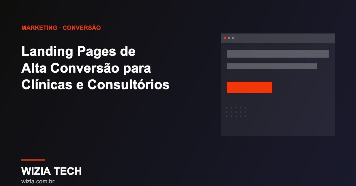 Landing Pages de Alta Conversão para Clínicas - Capa
