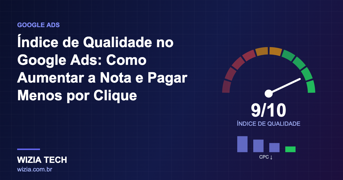 Índice de Qualidade no Google Ads: como aumentar a nota e pagar menos por clique